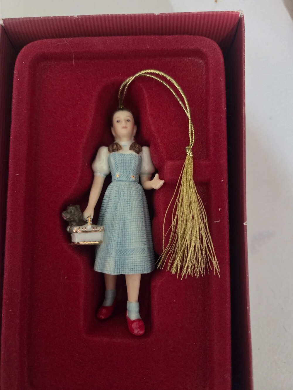 Lenox Porcelain The Wizard of Oz Dorothy Christmas Ornament